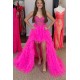 High Low Sweetheart Sparkle Tulle Fuchsia Prom Dresses Formal Evening Gowns 901757 High Low Sweetheart Sparkle Tulle Fuchsia Prom Dresses Formal Evening Gowns 901757