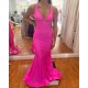 Long Fuchsia Mermaid Prom Dresses Formal Evening Gowns 901788 Long Fuchsia Mermaid Prom Dresses Formal Evening Gowns 901788