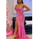 Long Fuchsia Sweetheart Sparkle Sequins Prom Dresses Formal Evening Gowns 901792 Long Fuchsia Sweetheart Sparkle Sequins Prom Dresses Formal Evening Gowns 901792