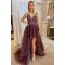 High Low Lace and Tulle Prom Dresses Formal Evening Gowns 901802