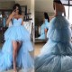 High Low Long Blue Tulle Prom Dresses Formal Evening Gowns 901808 High Low Long Blue Tulle Prom Dresses Formal Evening Gowns 901808