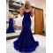 Trumpet/Mermaid Sweetheart Sleeveless Prom Dresses Formal Evening Gowns 901864