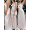 Long Strapless Floor Length Bridesmaid Dresses 902022