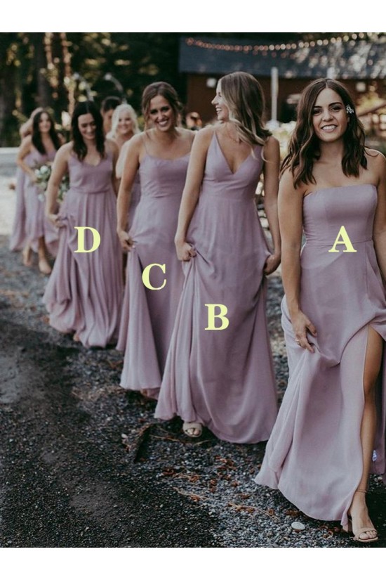 Simple Chiffon Long Bridesmaid Dresses 902030 Simple Chiffon Long Bridesmaid Dresses 902030
