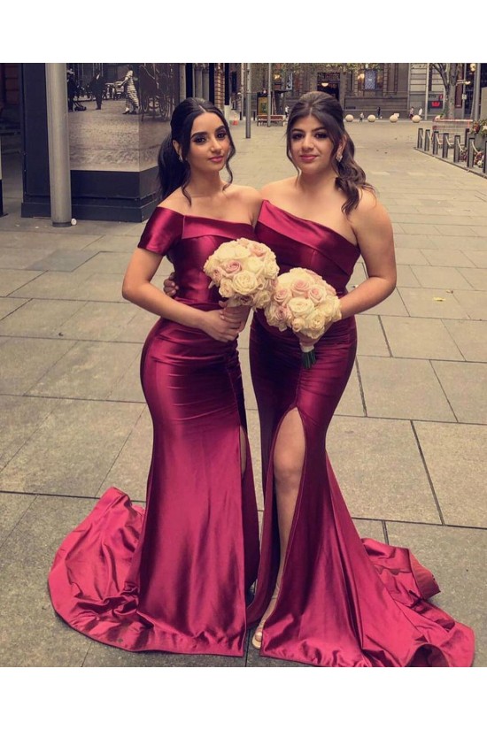 Mermaid One Shoulder Long Bridesmaid Dresses 902032 Mermaid One Shoulder Long Bridesmaid Dresses 902032