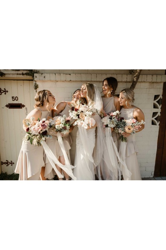 Simple Asymmetrical Bridesmaid Dresses 902035 Simple Asymmetrical Bridesmaid Dresses 902035