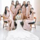 Mermaid One Shoulder Long Pink Bridesmaid Dresses 902039 Mermaid One Shoulder Long Pink Bridesmaid Dresses 902039