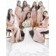 Mermaid One Shoulder Long Pink Bridesmaid Dresses 902039 Mermaid One Shoulder Long Pink Bridesmaid Dresses 902039
