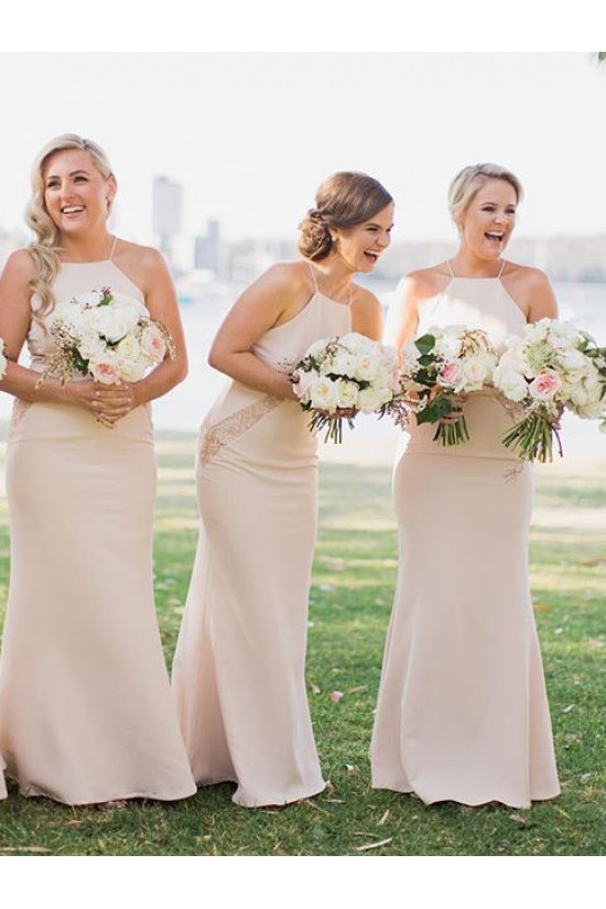Long Mermaid Spaghetti Straps Bridesmaid Dresses 902068 Long Mermaid Spaghetti Straps Bridesmaid Dresses 902068