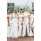 Mermaid Off the Shoulder Long Bridesmaid Dresses 902076