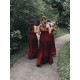 Long Red Floor Length Bridesmaid Dresses 902083 Long Red Floor Length Bridesmaid Dresses 902083