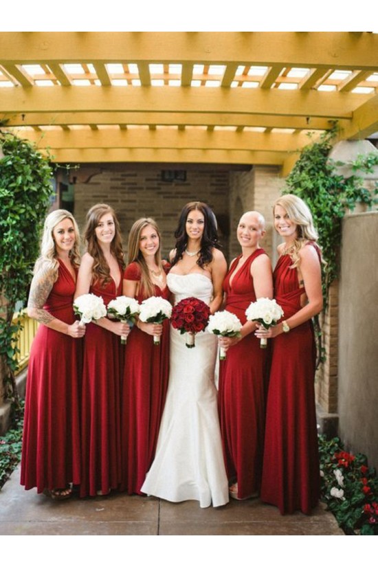 Long Red Floor Length Bridesmaid Dresses 902083 Long Red Floor Length Bridesmaid Dresses 902083