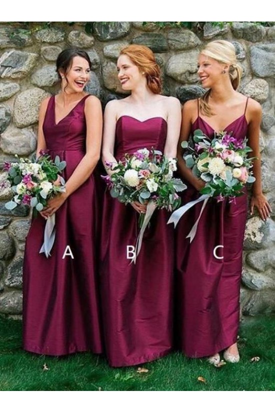 Long Grape Purple Floor Length Bridesmaid Dresses 902132 Long Grape Purple Floor Length Bridesmaid Dresses 902132