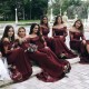 Modest Long Mermaid Lace Floor Length Bridesmaid Dresses with Long Sleeves 902137 Modest Long Mermaid Lace Floor Length Bridesmaid Dresses with Long Sleeves 902137