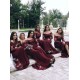 Modest Long Mermaid Lace Floor Length Bridesmaid Dresses with Long Sleeves 902137 Modest Long Mermaid Lace Floor Length Bridesmaid Dresses with Long Sleeves 902137