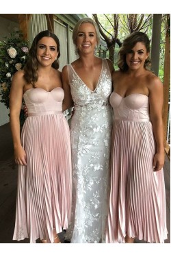 A-Line Sweetheart Long Bridesmaid Dresses 902138
