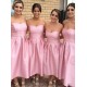 Short Pink High Low Bridesmaid Dresses 902141 Short Pink High Low Bridesmaid Dresses 902141