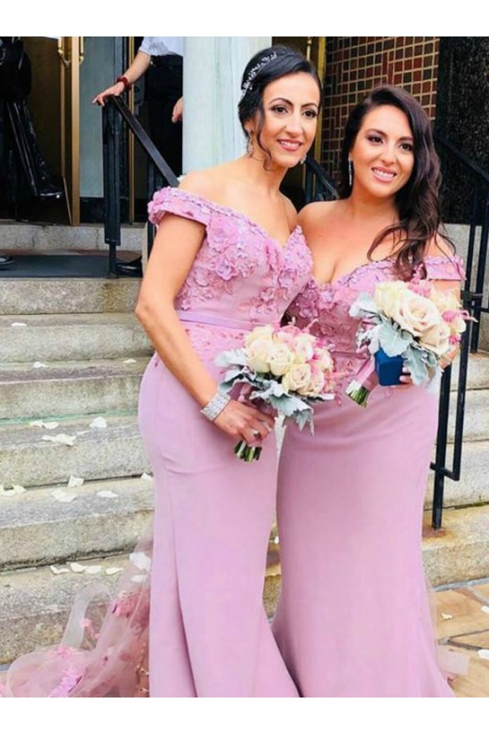 Mermaid Lace Off the Shoulder Long Bridesmaid Dresses 902163 Mermaid Lace Off the Shoulder Long Bridesmaid Dresses 902163