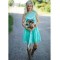 Short Knee Length Lace Bridesmaid Dresses 902189