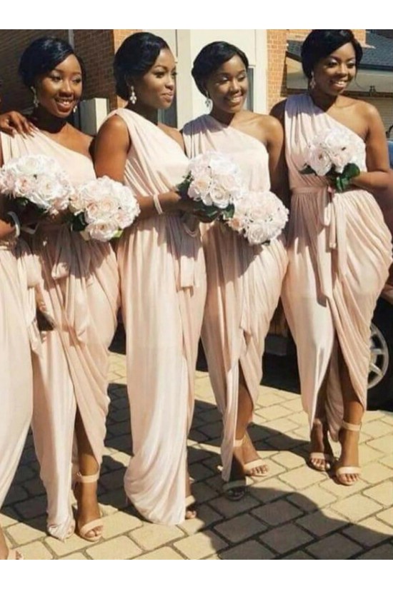Long Sheath One Shoulder Bridesmaid Dresses 902191 Long Sheath One Shoulder Bridesmaid Dresses 902191