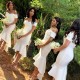 Mermaid Off the Shoulder Asymmetrical Bridesmaid Dresses 902199