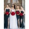 Mermaid Sweetheart Long Navy Blue Bridesmaid Dresses 902219