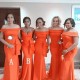 Long Mermaid Floor Length Bridesmaid Dresses 902223