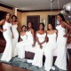 Long White Mermaid Spaghetti Straps Bridesmaid Dresses 902224