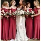 Long Burgundy Spaghetti Straps Bridesmaid Dresses 902228 Long Burgundy Spaghetti Straps Bridesmaid Dresses 902228