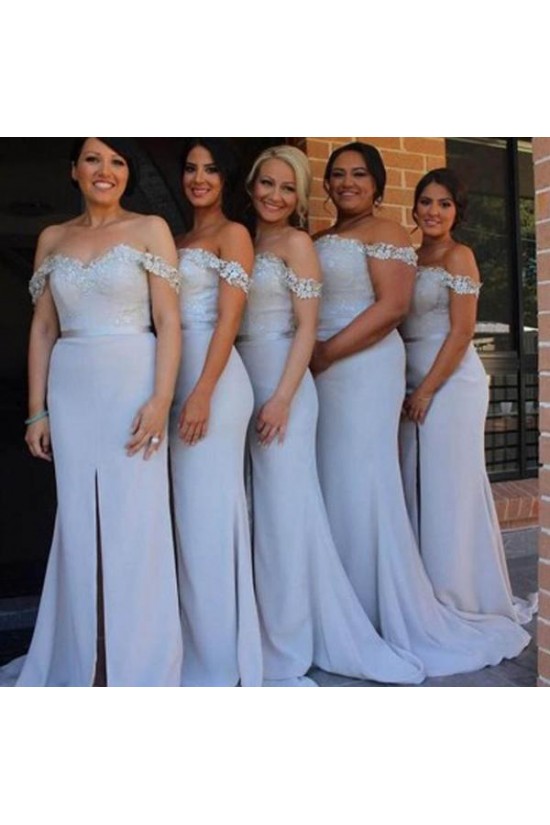 Long Mermaid Lace Off the Shoulder Bridesmaid Dresses 902229 Long Mermaid Lace Off the Shoulder Bridesmaid Dresses 902229