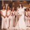 Long Mermaid Off the Shoulder Floor Length Bridesmaid Dresses 902231