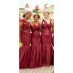 Mermaid Burgundy Long Bridesmaid Dresses 902245 Mermaid Burgundy Long Bridesmaid Dresses 902245