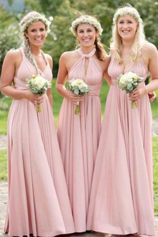 A-Line V Neck Long Bridesmaid Dresses 902246 A-Line V Neck Long Bridesmaid Dresses 902246