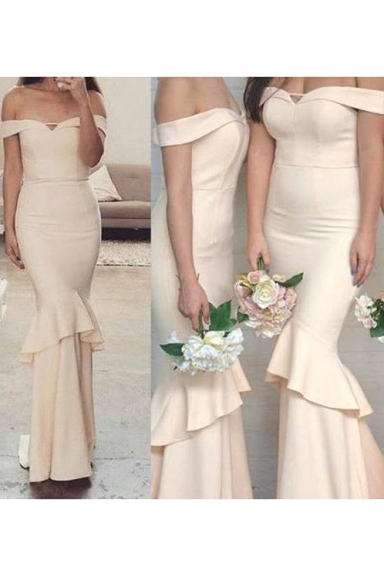 Mermaid Off the Shoulder Long Bridesmaid Dresses 902250 Mermaid Off the Shoulder Long Bridesmaid Dresses 902250