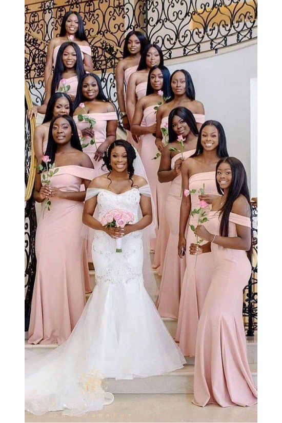 Long Pink Mermaid Floor Length Bridesmaid Dresses 902258 Long Pink Mermaid Floor Length Bridesmaid Dresses 902258