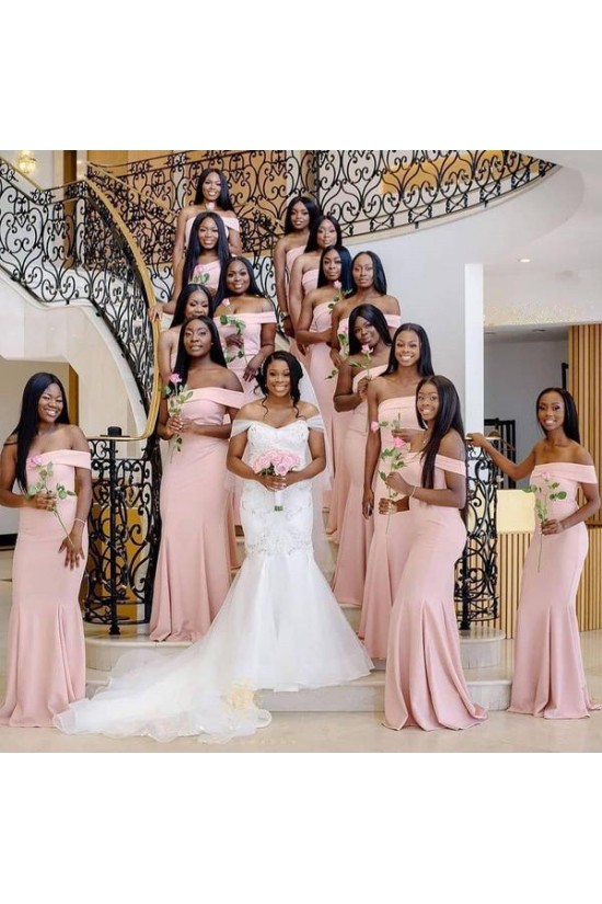 Long Pink Mermaid Floor Length Bridesmaid Dresses 902258 Long Pink Mermaid Floor Length Bridesmaid Dresses 902258