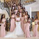 Long Pink Mermaid Floor Length Bridesmaid Dresses 902258 Long Pink Mermaid Floor Length Bridesmaid Dresses 902258