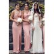Long Pink Sheath Bridesmaid Dresses 902276 Long Pink Sheath Bridesmaid Dresses 902276