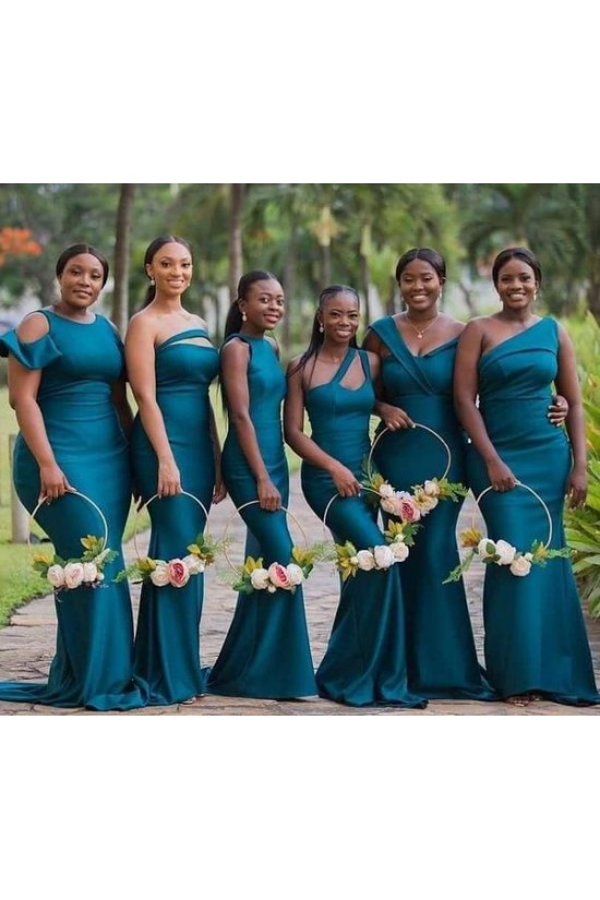 Long Blue Mermaid Floor Length Bridesmaid Dresses 902286 Long Blue Mermaid Floor Length Bridesmaid Dresses 902286