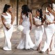 Long White One Shoulder Bridesmaid Dresses 902299 Long White One Shoulder Bridesmaid Dresses 902299