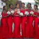 Long Red Mermaid Floor Length Bridesmaid Dresses 902301 Long Red Mermaid Floor Length Bridesmaid Dresses 902301