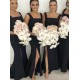 Long Black Mermaid Floor Length Bridesmaid Dresses 902308 Long Black Mermaid Floor Length Bridesmaid Dresses 902308