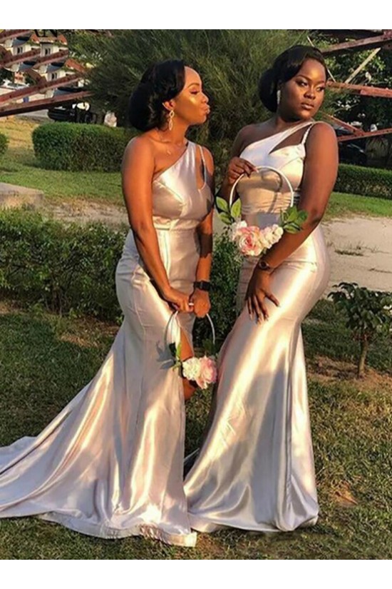 Long Mermaid One Shoulder Bridesmaid Dresses 902314 Long Mermaid One Shoulder Bridesmaid Dresses 902314