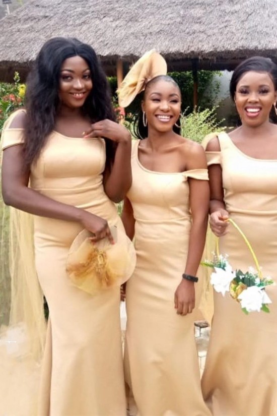 Long Yellow Mermaid One Shoulder Bridesmaid Dresses 902331 Long Yellow Mermaid One Shoulder Bridesmaid Dresses 902331