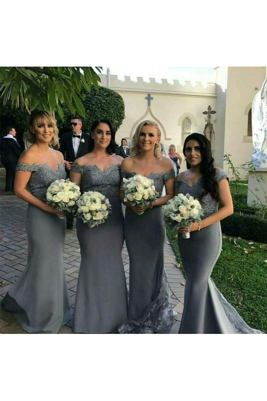 Long Mermaid Lace Off the Shoulder Bridesmaid Dresses 902334 Long Mermaid Lace Off the Shoulder Bridesmaid Dresses 902334