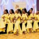 Long Yellow Mermaid Beaded Lace Bridesmaid Dresses 902354 Long Yellow Mermaid Beaded Lace Bridesmaid Dresses 902354