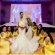 Long Yellow Mermaid Beaded Lace Bridesmaid Dresses 902354 Long Yellow Mermaid Beaded Lace Bridesmaid Dresses 902354