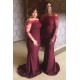 Long Mermaid Off the Shoulder Bridesmaid Dresses with Sleeves 902355 Long Mermaid Off the Shoulder Bridesmaid Dresses with Sleeves 902355