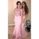 Long Pink Mermaid Lace Floor Length Bridesmaid Dresses 902363 Long Pink Mermaid Lace Floor Length Bridesmaid Dresses 902363
