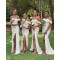 Long Mermaid Off the Shoulder Bridesmaid Dresses 902367
